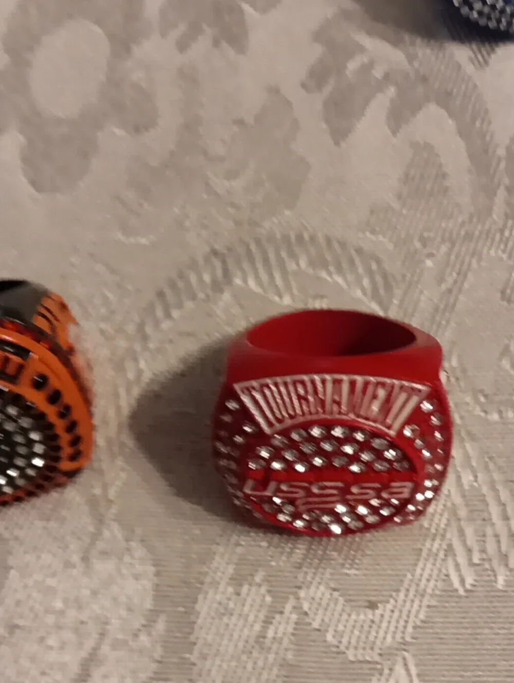 Tournament / Champions Rings - Assorted Colors (Set of 4)